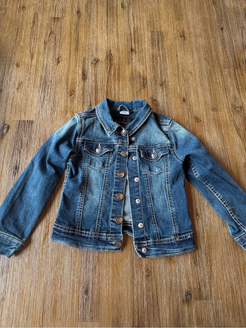 Silver Jeans Blue Kids Denim Jean Jacket size 5